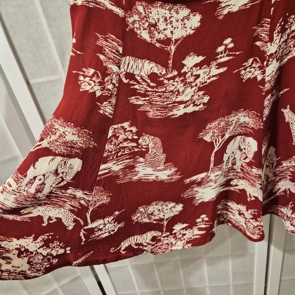 Reformation Red Mini Dres Sz 8 - Picture 3 of 8